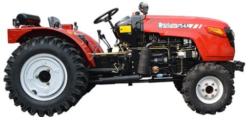 魯中754A型輪式拖拉機